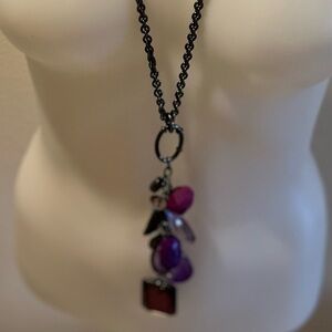 434. CHICO’S CHARMS STATEMENT NECKLACE